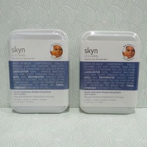 SKYN💥ICELAND ARCTIC HYDRATION RUBBERIZING MASK 1 MASK - LOT OF 2💥